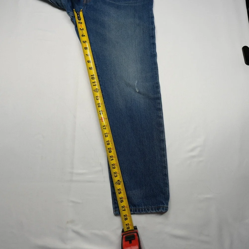 Levi's 501‎ Men's Fit 33x27.5 Jeans Button Fly Original Fit Straight Leg Blue